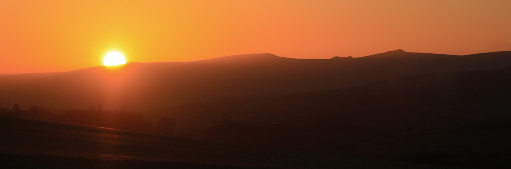 Haytor sunset