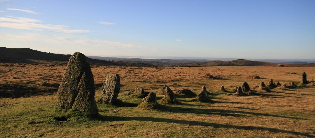 Merrivale stone row